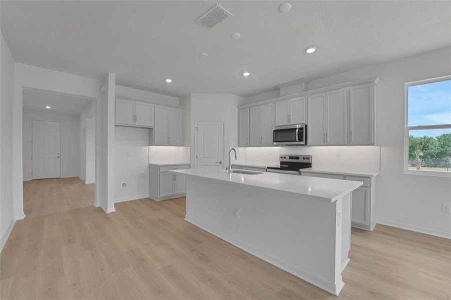 Furnished interior view inside a new home in Tuscan Hills, Dade City (Image 10).