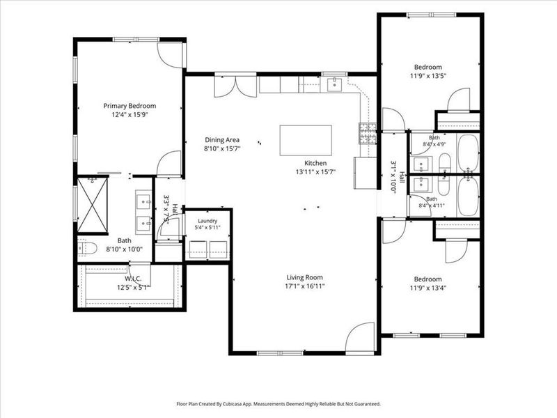 2D floor plan layout of this home in , Atlanta, GA (Image 5).