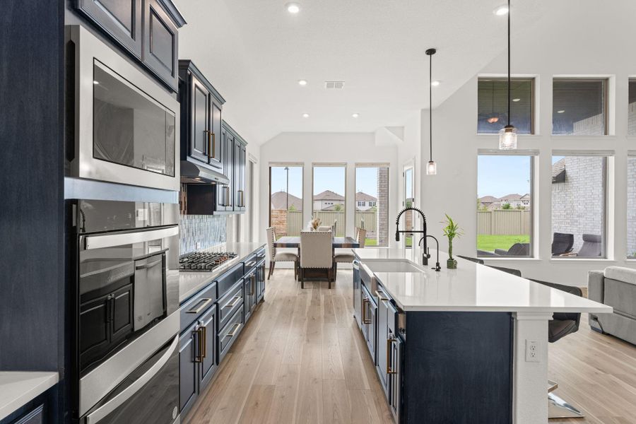 Furnished interior view inside a new home in Santa Rita Ranch, Liberty Hill (Image 28).