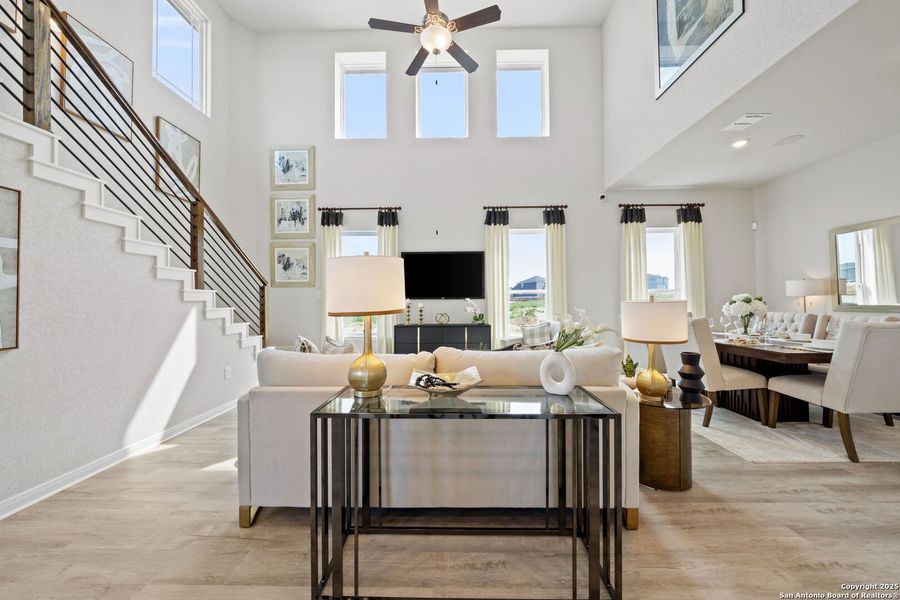 Furnished interior view inside a new home in Applewhite Meadows, San Antonio (Image 36). Furnished interior view inside a new home in Applewhite Meadows, San Antonio (Image 36).