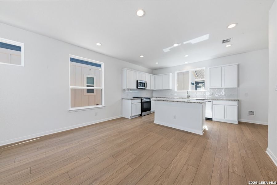 Furnished interior view inside a new home in , New Braunfels (Image 7).
