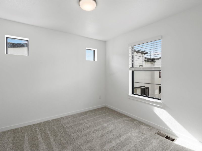 Spacious, unfurnished interior of a new home in The Hub at Virginia Village, Denver (Image 25). Spacious, unfurnished interior of a new home in The Hub at Virginia Village, Denver (Image 25).