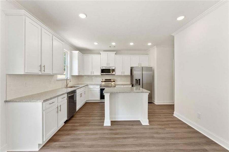 Furnished interior view inside a new home in Clark Farms, Flowery Branch (Image 11).