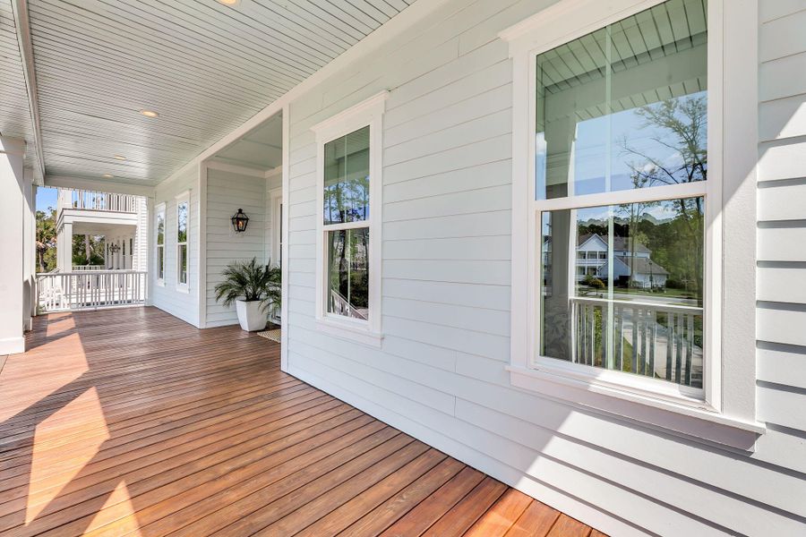 Exterior details and patio area of a home in Carolina Park: Riverside, Mount Pleasant (Image 35).