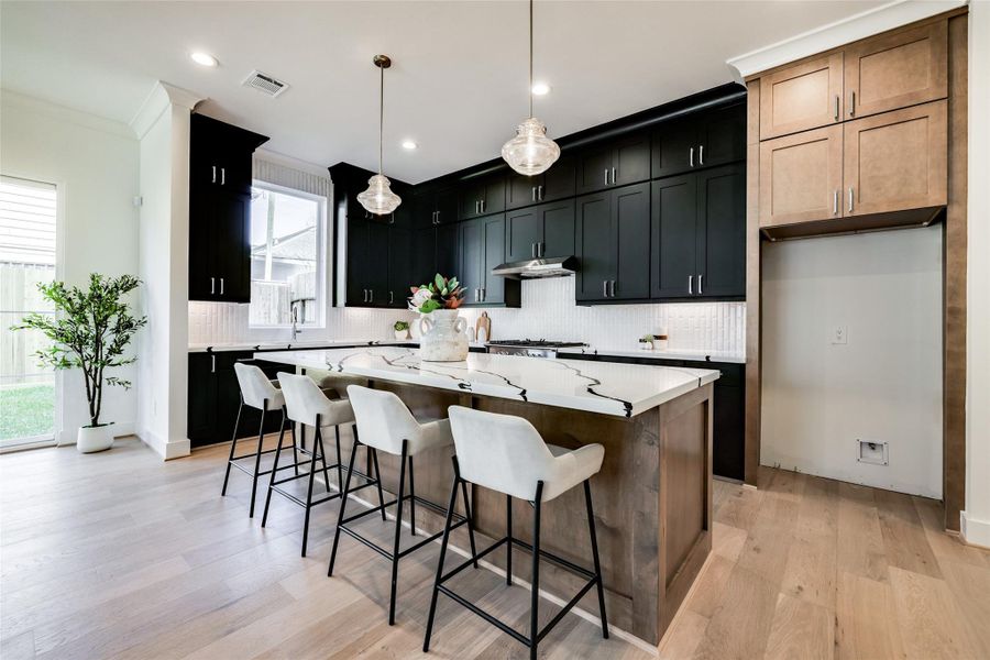 Furnished interior view inside a new home in , Houston (Image 10).