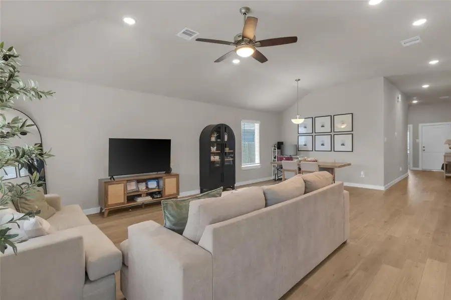 Furnished interior view inside a new home in Mustang Crossing, Alvin (Image 28).