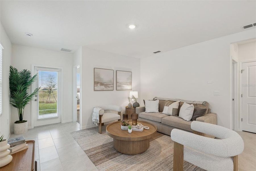 Furnished interior view inside a new home in , Haines City (Image 4).