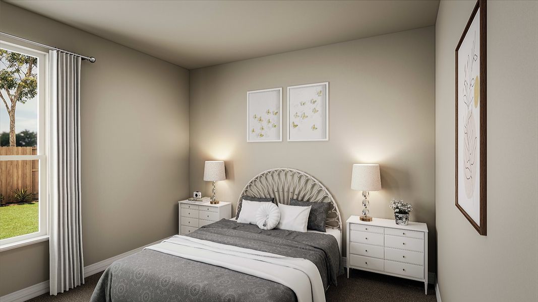 Representative furnished interior of a home built from the Bluebonnet by Tri Pointe Homes in Mason Woods, Cypress (Image 11).