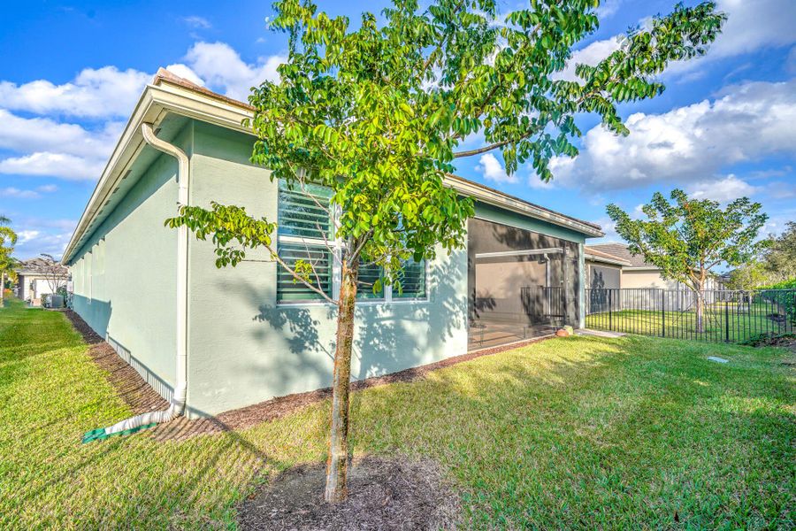 Exterior details and patio area of a home in , Port St. Lucie (Image 19). Exterior details and patio area of a home in , Port St. Lucie (Image 19).