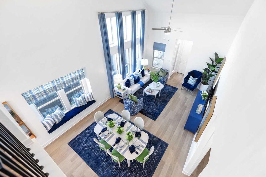 Representative Family Room - some options shown Representative Family Room - some options shown