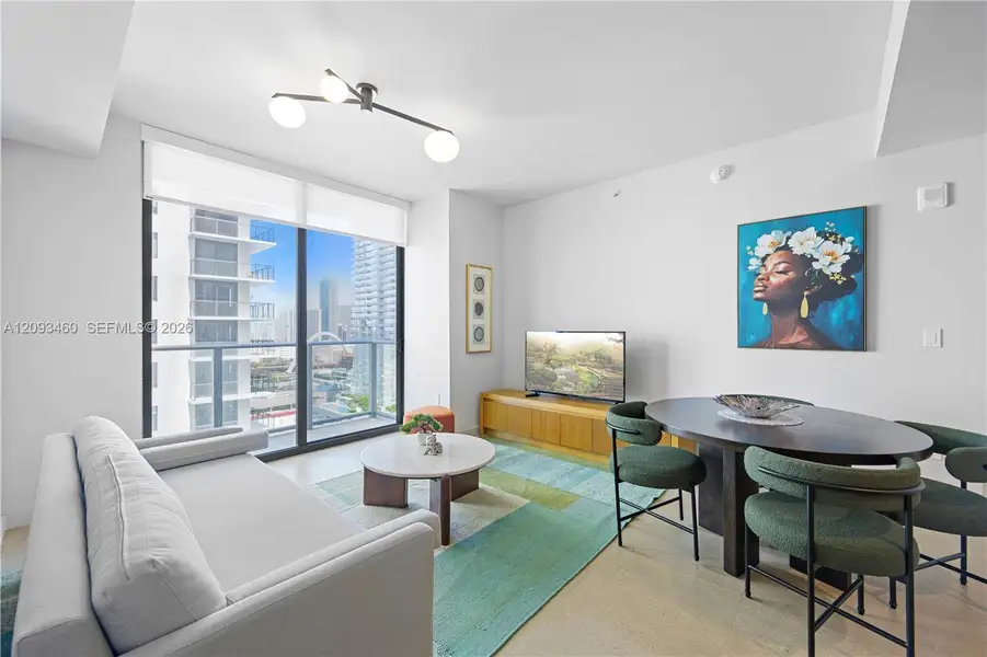 Furnished interior view inside a new home in , Miami (Image 4).