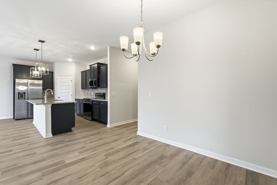 Representative unfurnished interior of a home built from the The Powell by RTS Homes in Doctor's Creek, Ludowici (Image 20). Representative unfurnished interior of a home built from the The Powell by RTS Homes in Doctor's Creek, Ludowici (Image 20).