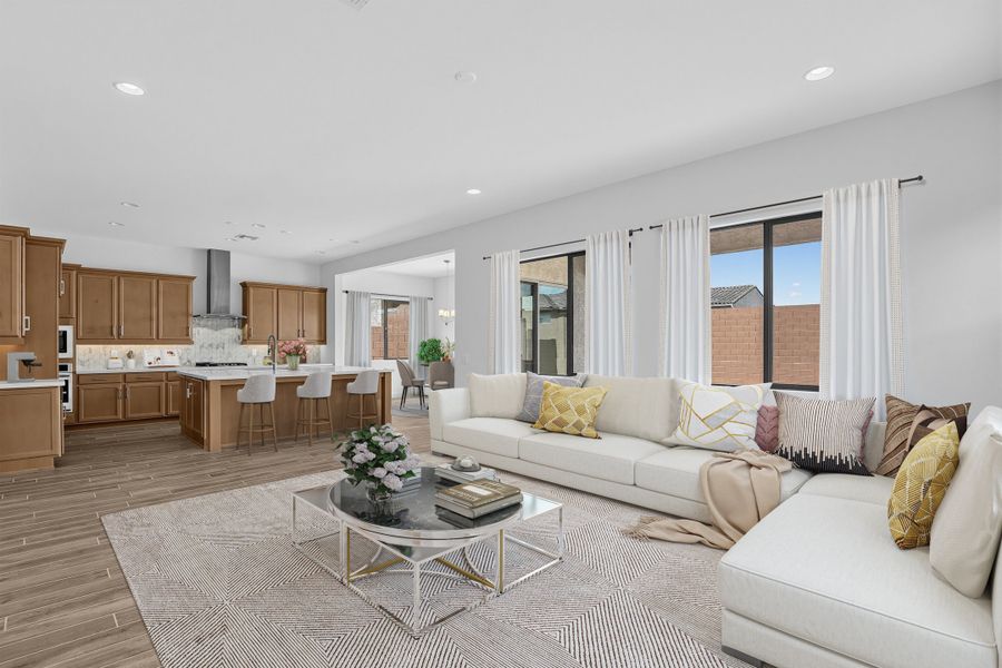 Furnished interior view inside a new home in Verdin, Phoenix (Image 7).