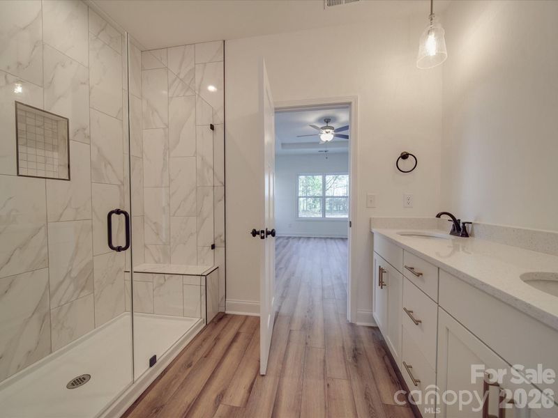Furnished interior view inside a new home in , Monroe (Image 3).