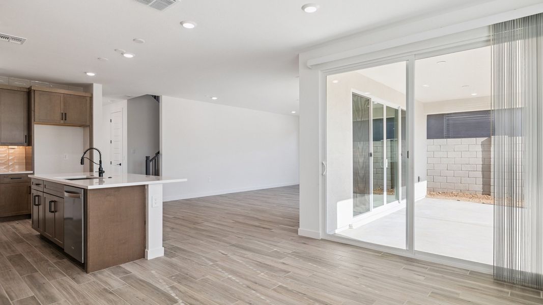 Representative furnished interior of a home built from the Crow by D.R. Horton in The Ridge at Stone Butte, Phoenix (Image 9).
