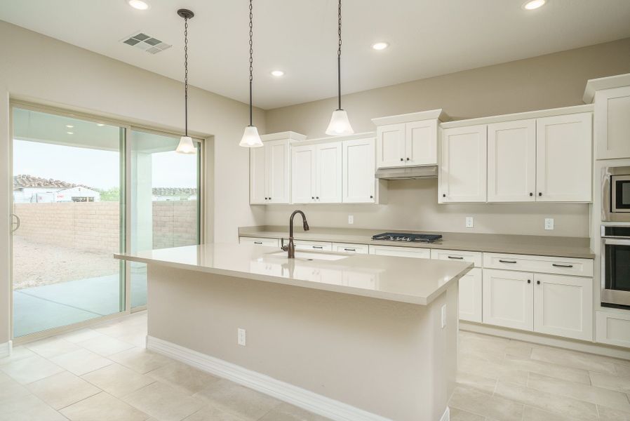 Furnished interior view inside a new home in Harmony at Montecito in Estrella, Goodyear (Image 30).
