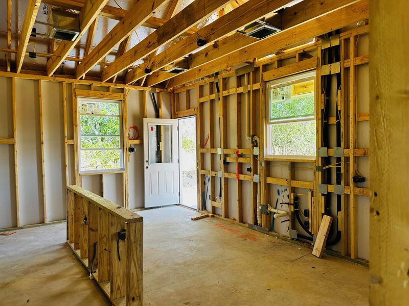 In-progress construction of a new home in Patterson Ranch, Georgetown, TX (Image 12).