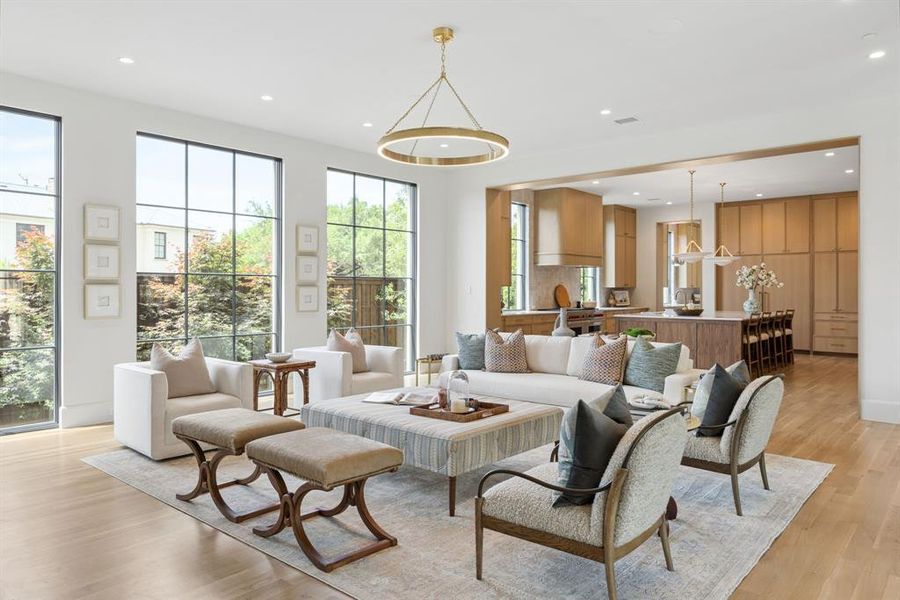Furnished interior view inside a new home in Highland Park, Highland Park (Image 25).