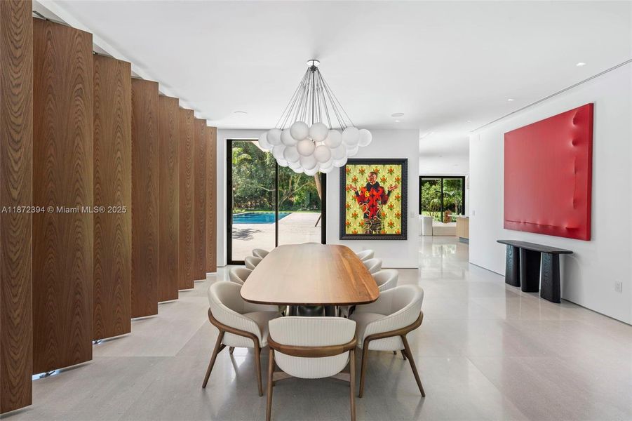 Furnished interior view inside a new home in , Coral Gables (Image 5).