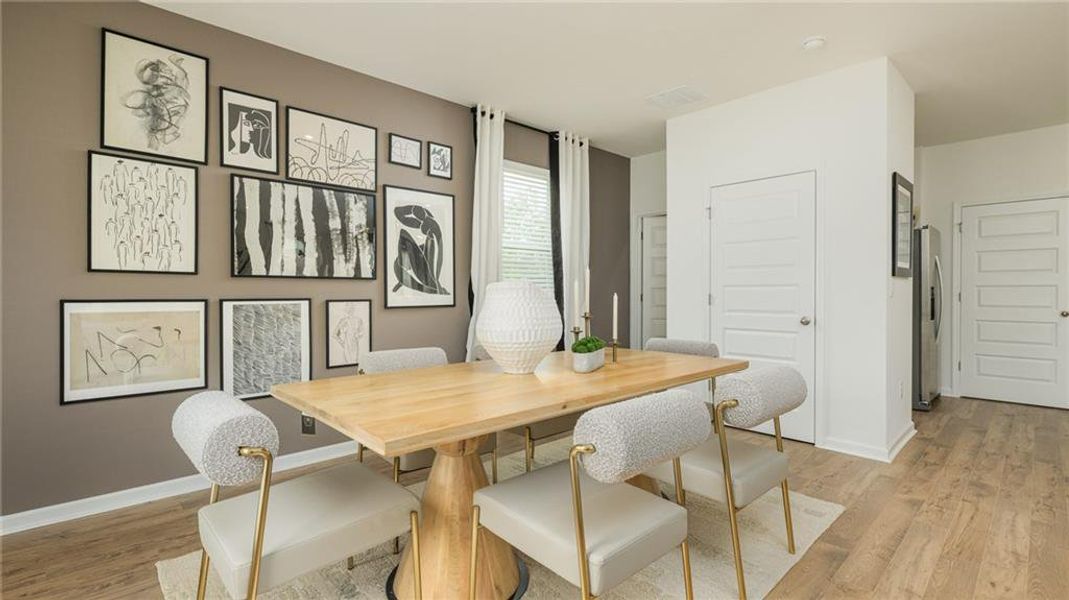 Furnished interior view inside a new home in Mableton Station, Mableton (Image 28). Furnished interior view inside a new home in Mableton Station, Mableton (Image 28).