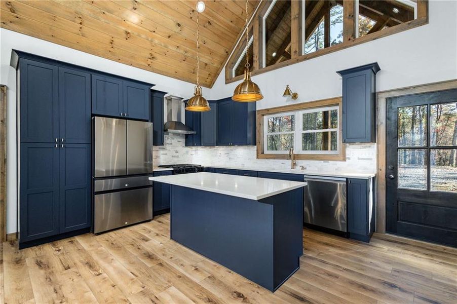 Furnished interior view inside a new home in , Ellijay (Image 17).