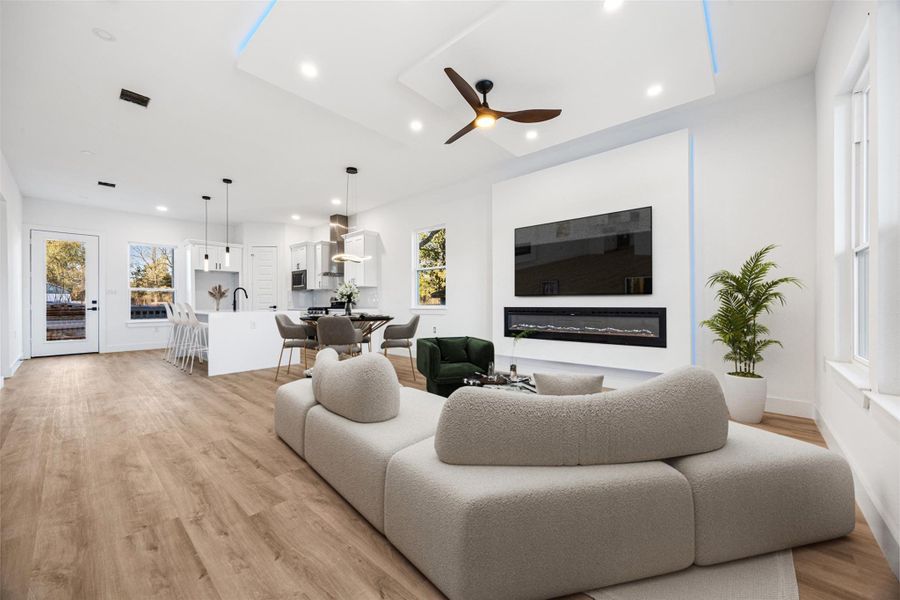 Living room- virtually staged Living room- virtually staged