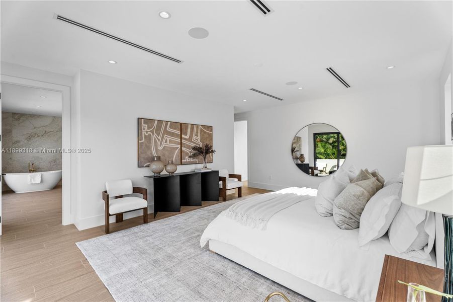 Furnished interior view inside a new home in , South Miami (Image 17).
