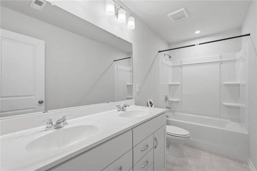 Furnished interior view inside a new home in Berkeley Mill, Cumming (Image 36).