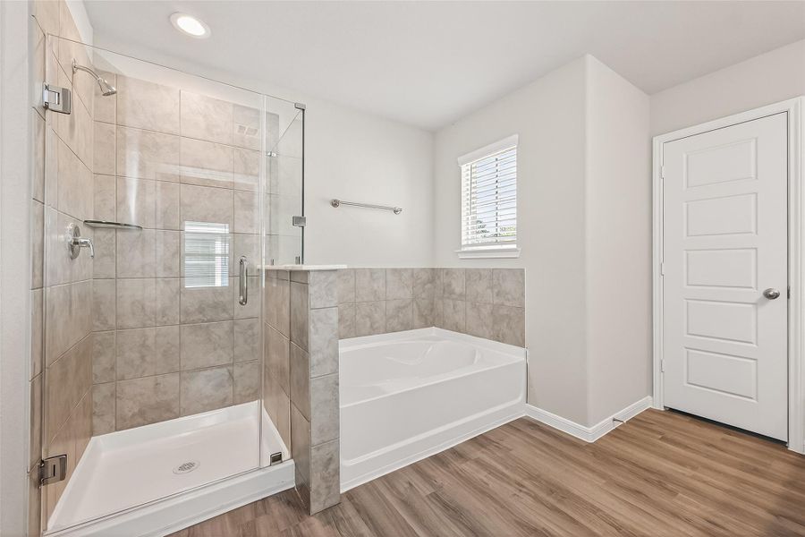 Furnished interior view inside a new home in Woodland Lakes, Houston (Image 9).