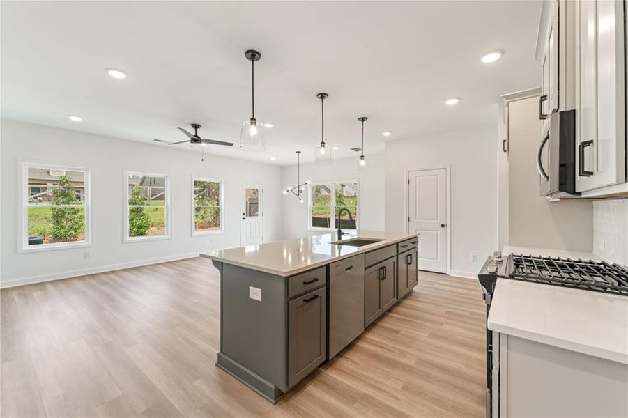 Furnished interior view inside a new home in Wilkins Walk, Mableton (Image 8).