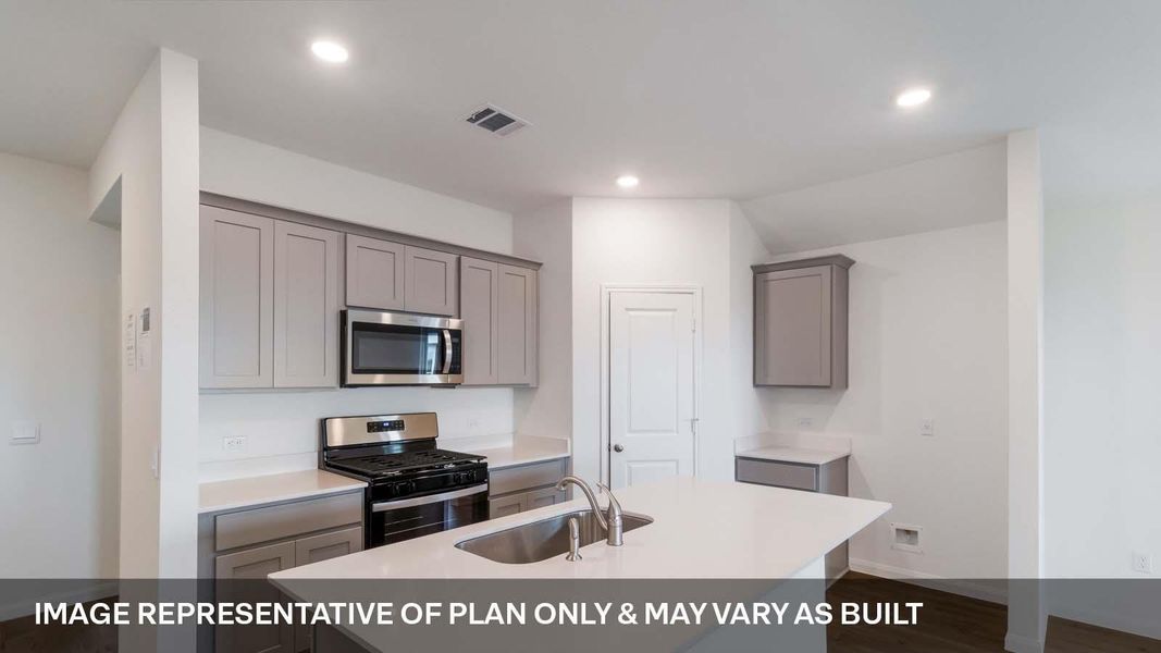 Furnished interior view inside a new home in Monarch Ranch, Manor (Image 4).