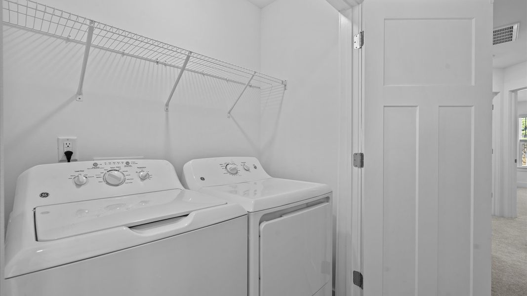 Furnished interior view inside a new home in Gresham Station, Simpsonville (Image 22).