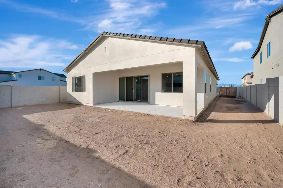 Exterior details and patio area of a home in Soleo, San Tan Valley (Image 23). Exterior details and patio area of a home in Soleo, San Tan Valley (Image 23).