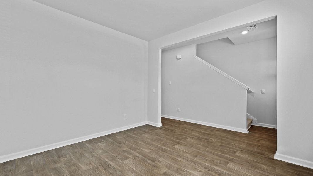 Representative unfurnished interior of a home built from the ELLE by D.R. Horton in Ferry Grove, Lexington (Image 21). Representative unfurnished interior of a home built from the ELLE by D.R. Horton in Ferry Grove, Lexington (Image 21).