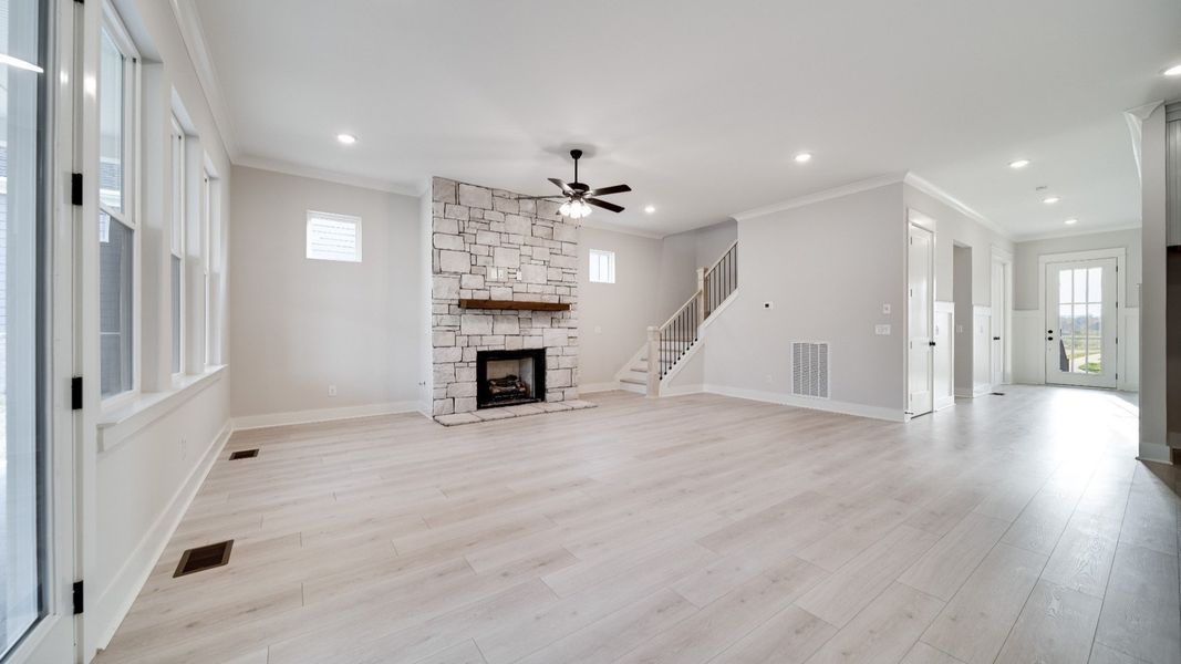 Furnished interior view inside a new home in Richvale Estates, Fairview (Image 21).