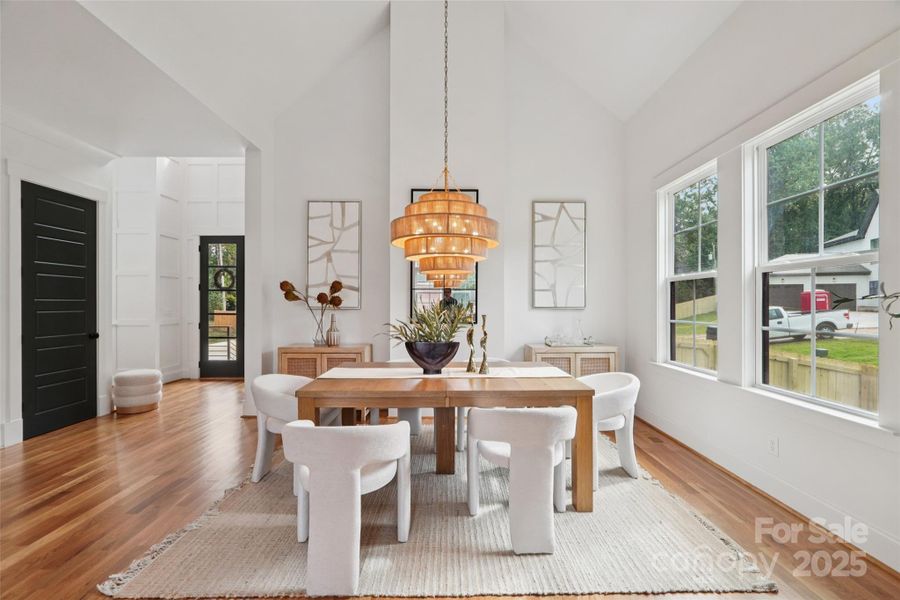 Furnished interior view inside a new home in , Charlotte (Image 13).