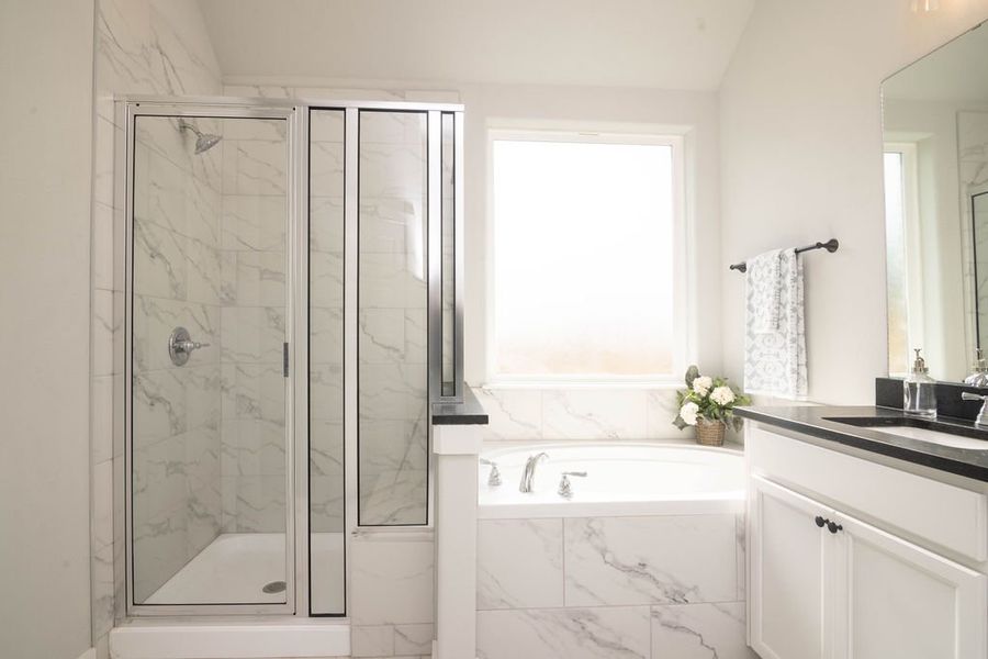 Representative furnished interior of a home built from the The Laurel by Avonley Homes in Greens Prairie Reserve, College Station (Image 16).
