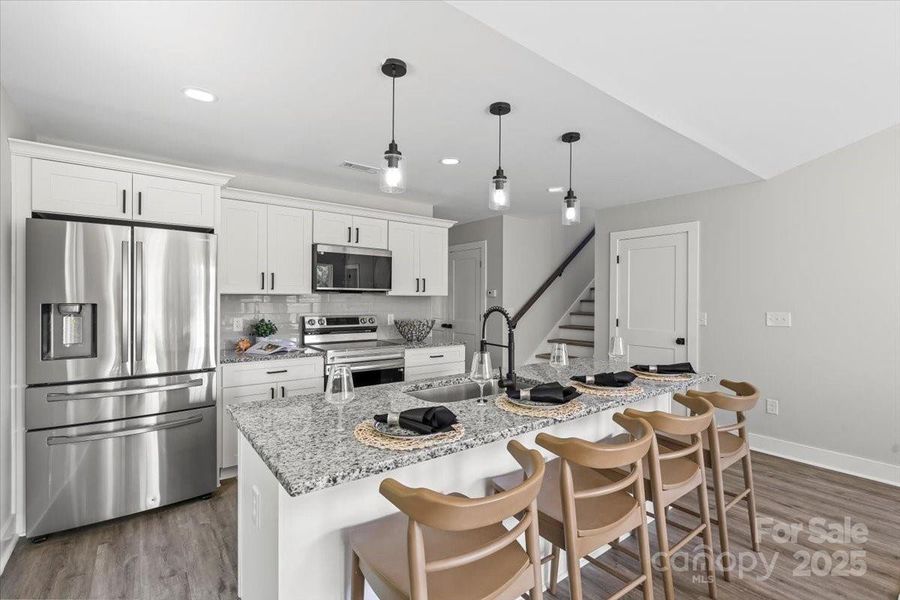 Kitchen with appliances included