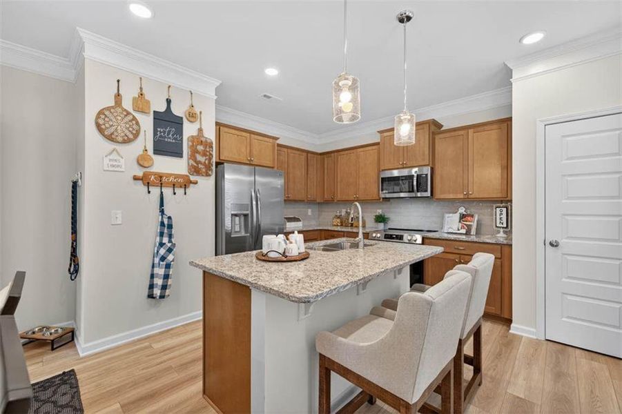 Furnished interior view inside a new home in Laurel Ridge, Rock Spring (Image 9).