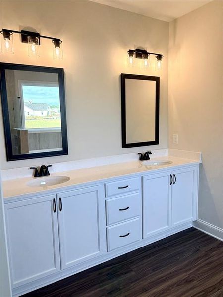 Furnished interior view inside a new home in Heritage Pointe at The Georgian, Villa Rica (Image 5).