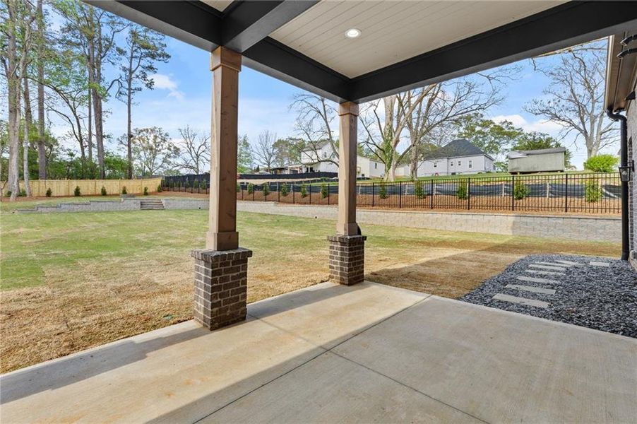 Exterior details and patio area of a home in , Dacula (Image 29). Exterior details and patio area of a home in , Dacula (Image 29).