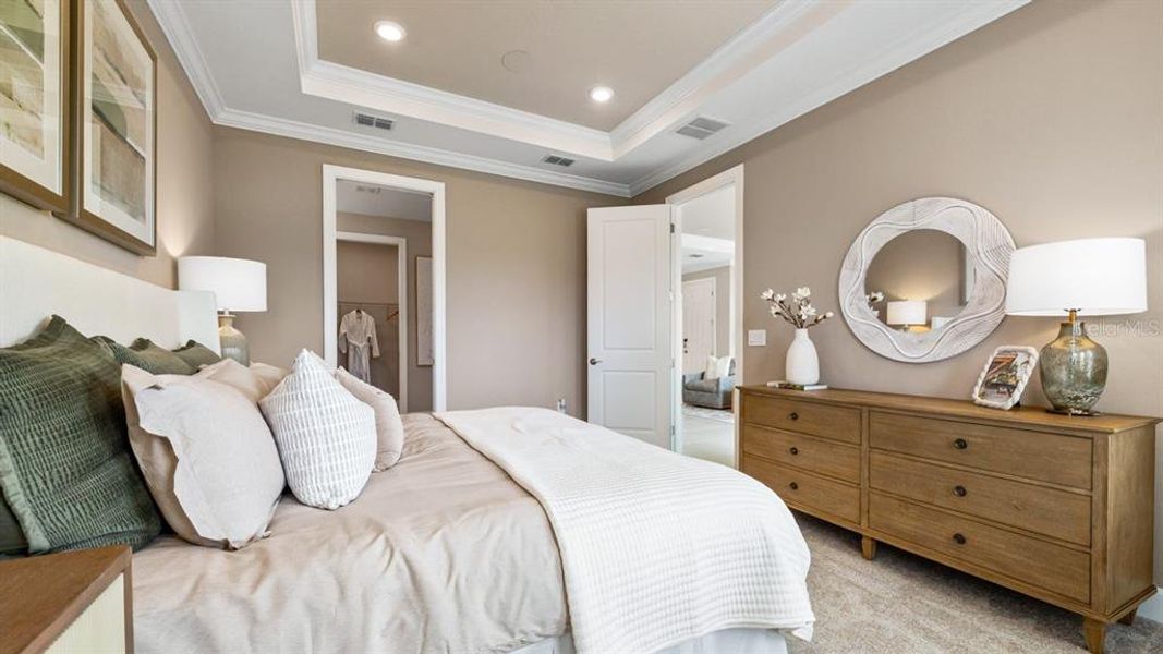 Furnished interior view inside a new home in Esplanade at Wiregrass Ranch, Wesley Chapel (Image 28).