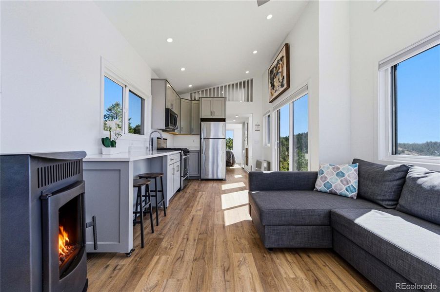Furnished interior view inside a new home in , Westcliffe (Image 9).