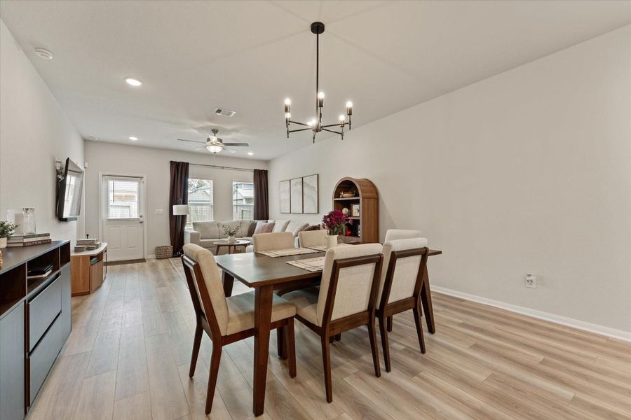 Furnished interior view inside a new home in , Magnolia (Image 12).