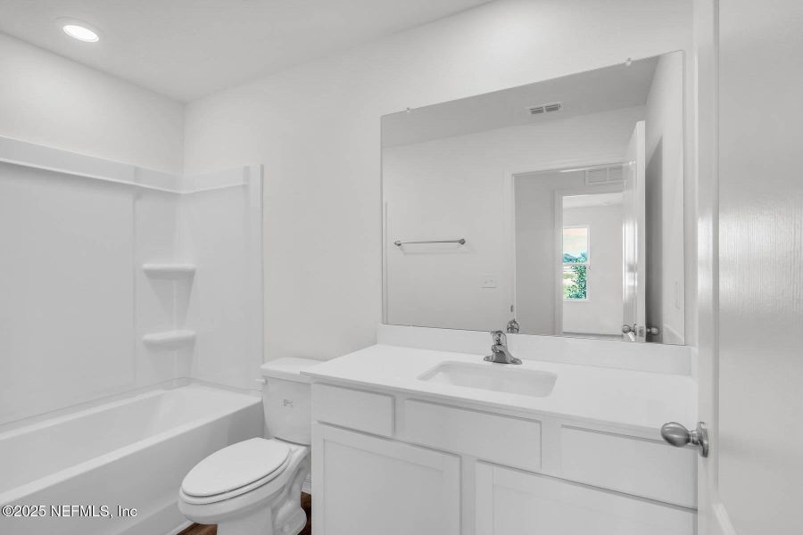 Furnished interior view inside a new home in Westport Landing, Jacksonville (Image 8). Furnished interior view inside a new home in Westport Landing, Jacksonville (Image 8).