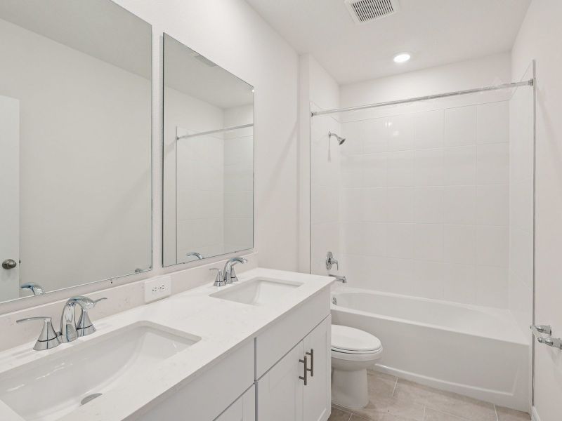 Furnished interior view inside a new home in Villamar - Signature Series, Winter Haven (Image 6). Furnished interior view inside a new home in Villamar - Signature Series, Winter Haven (Image 6).