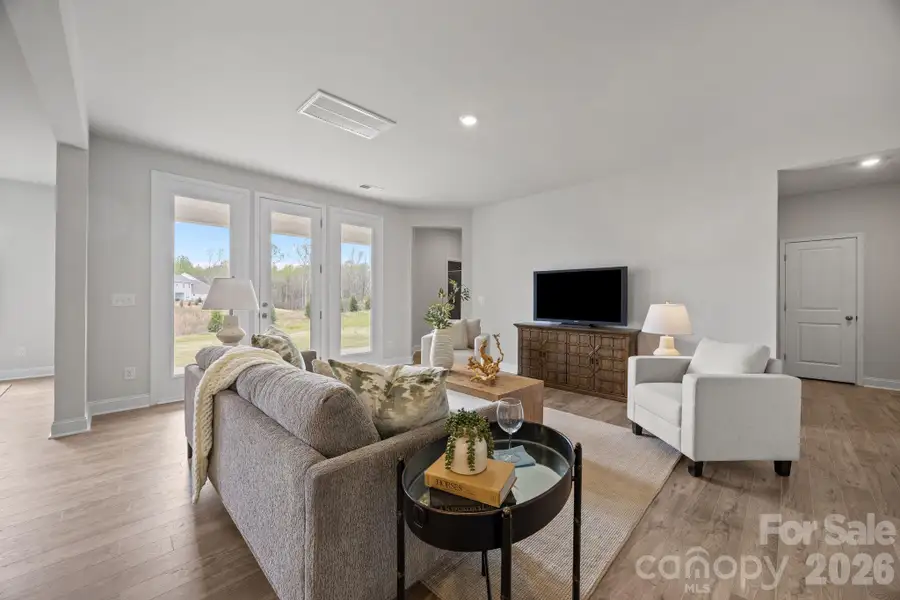 Family Room with staging