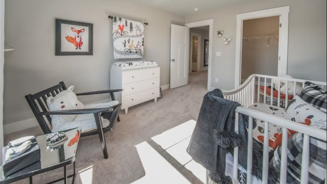 Furnished interior view inside a new home in Sidney Creek Single Family, Zebulon (Image 10).