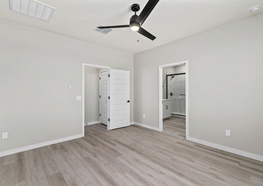 Enjoy relaxing in your private master retreat.