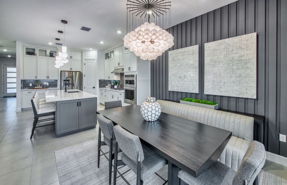 Furnished interior view inside a new home in Marigold, Davie (Image 9). Furnished interior view inside a new home in Marigold, Davie (Image 9).